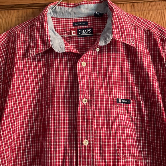 Chaps Shirts Mens Short Sleeve Dress Shirt Poshmark